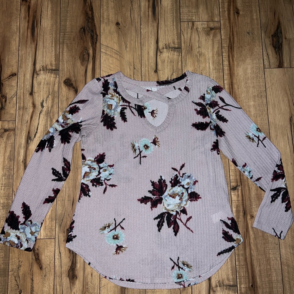 Floral sweater